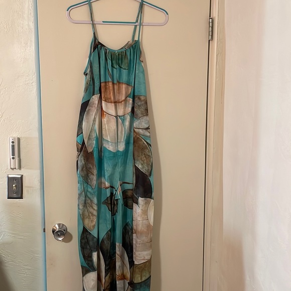 Zulily Pants & Jumpsuits Zulily Green And Beige Multi Color Jumpsuit Xl Poshmark